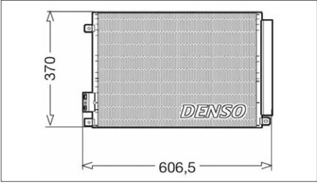 DENSO DCN09045 Радиатор кондиционера в наличии Чернигов