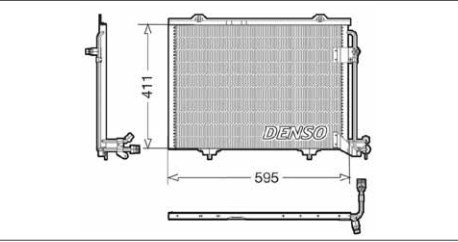 Радіатор кондиціонера DCN17011