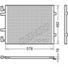 Радиатор охлаждения кондиционера DCN20041 DENSO