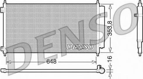 DCN40010 Радиатор кондиционера купить Хмельницкий