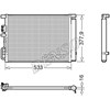 Конденсатор системы охлаждения DCN41018 DENSO