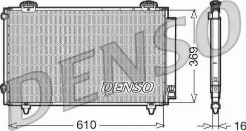Радиатор кондиционера DCN50008