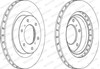 Диск тормозной передний DDF1757C FERODO