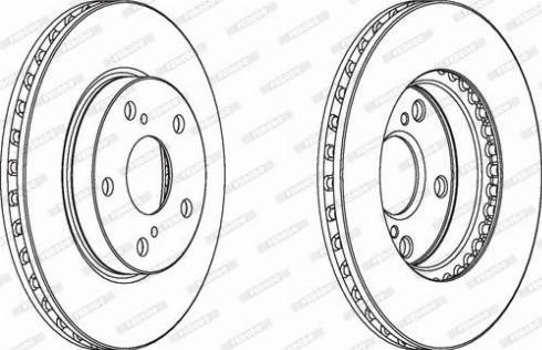 Ротор тормозной DDF1789C FERODO