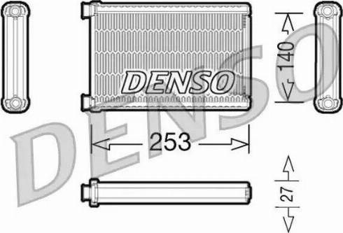 Радіатор системи опалення салона DRR05005