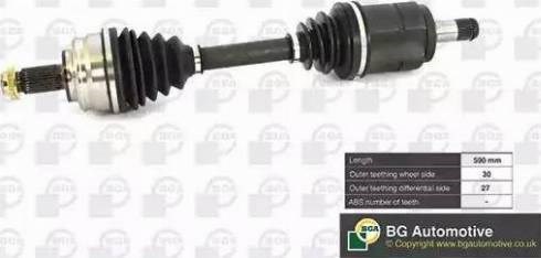 Левая полуось DS0911LA BGA
