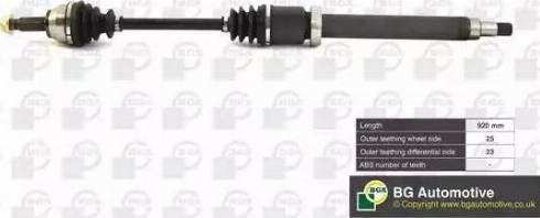 Вал приводной правый DS2304R BGA