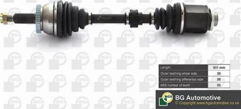 Привод правый DS2707R BGA