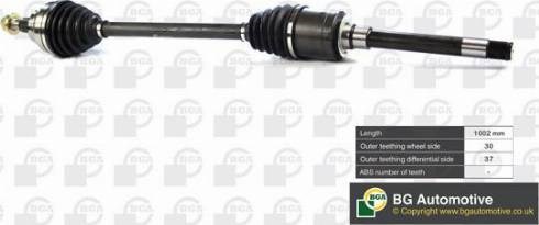 Вал приводной правый DS5601R BGA