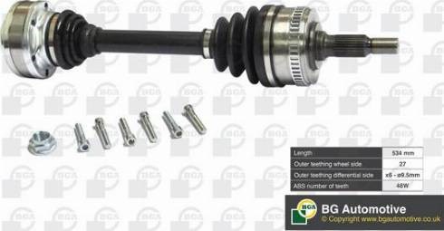 Ось передняя DS5613 BGA