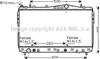 Радиатор основной DWA2074 AVA