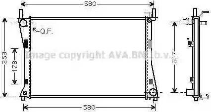 Радиатор охлаждения FDA2325 AVA