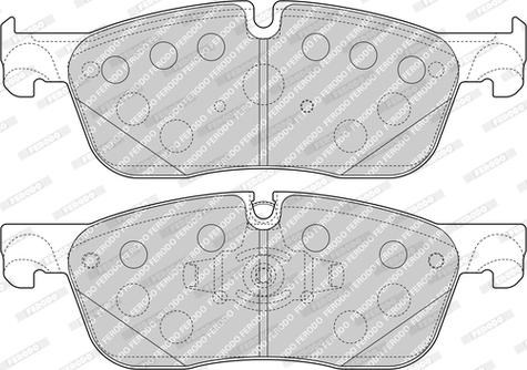 Колодки тормозные передние дисковые FDB4926 FERODO