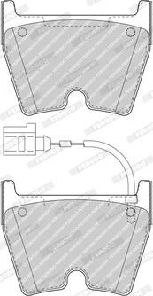 Колодки тормозные передние дисковые FDB5023 FERODO