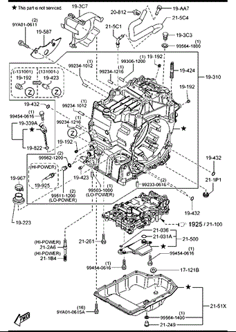 MAZDA FZ0121500 Фильтр АКПП в наличии Чернигов