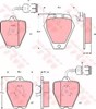 Тормозные колодки GDB1162 TRW