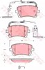 Колодки на тормоз задний дисковый GDB1508 TRW