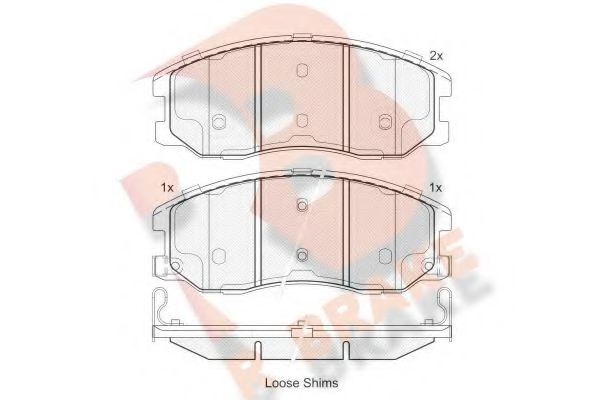 Колодки GDB1715 TRW