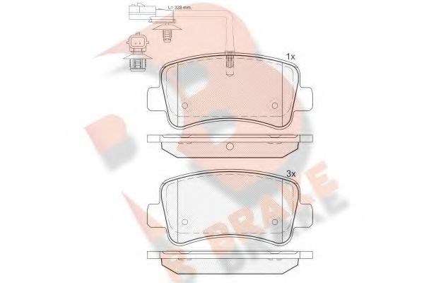 GDB1903 Задние тормозные колодки купить Кривой Рог