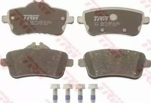 Задние дисковые колодки GDB1947 TRW
