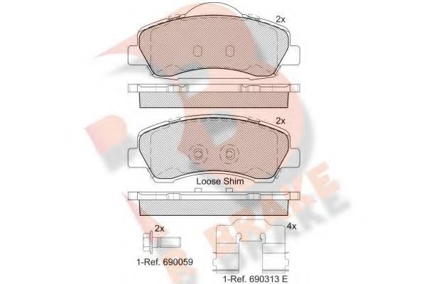 TRW GDB1992 Колодки тормозные передние дисковые в наличии Павлоград