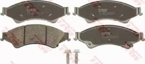 Колодки тормозные дисковые комплект GDB2005 TRW