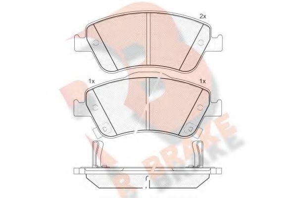 GDB3481 Передние тормозные колодки купить Николаев