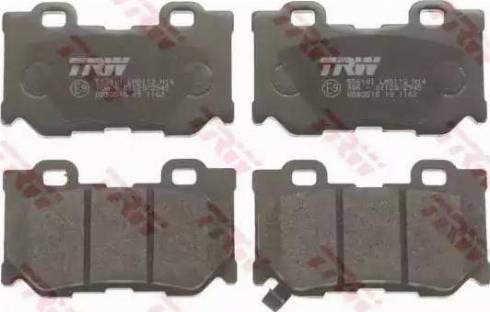 TRW GDB3515 Задние тормозные колодки в наличии Павлоград