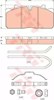Передние тормозные колодки GDB5069 TRW