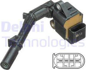 Катушка GN1069012B1 DELPHI