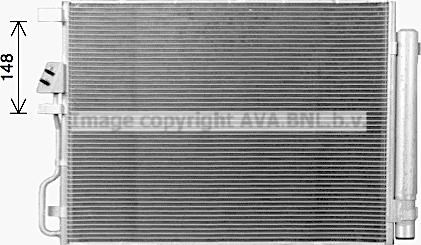 Радиатор кондиционера HY5469D AVA