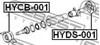 Муфта кардана эластичная HYDS001 FEBEST