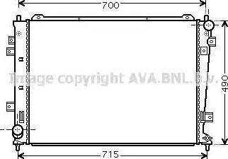 Радиатор водяной KA2162 AVA