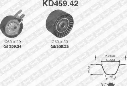 Комплект грм KD459.42