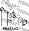 Втулка переднего поворотного кулака (цапфы) KITUZJ100 FEBEST