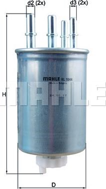 Топливный фильтр KL1044 MAHLE