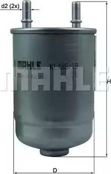 Фильтр-отстойник топлива грубой очистки KL48519D MAHLE