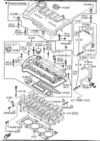 L80110271 MAZDA Прокладка ГБЦ купить в Ирпень
