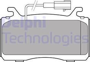 Колодки LP3310 DELPHI