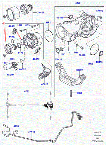 LR032298 LAND ROVER Фильтр заднего редуктора (муфты Haldex) купить в Украина