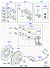 Задние дисковые колодки LR032903 LAND ROVER