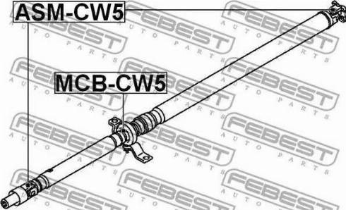 Навесной подшипник MCBCW5 FEBEST