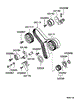 Натяжитель ремня ГРМ MD308593 MITSUBISHI