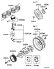 Комплект поршневых колец на 1 цилиндр, STD MD361982 MITSUBISHI