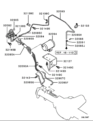 Клапан гальмівної системи MR263723
