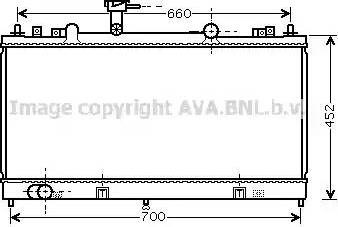 Радиатор MZ2164 AVA