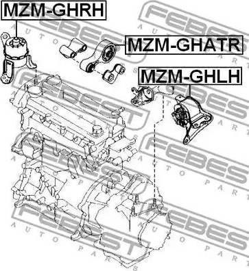 MZMGHATR Задняя опора двигателя купить Харьков