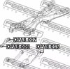 Полиуретановый сайлентблок заднего нижнего рычага OPAB015 FEBEST