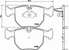 Передний ремкомплект тормозов P06021 BREMBO