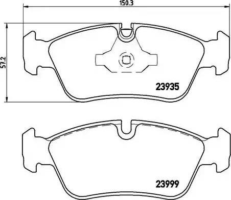 Колодки P06035 BREMBO